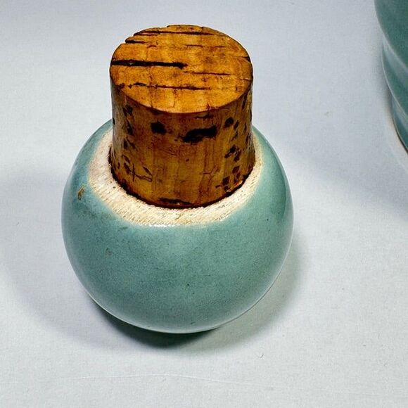 Mohawk Jug Green Stoneware Vintage Pottery NY R-4 Jug Sea Foam Green - Picture 5 of 9